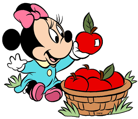 450x390 Mickey Mouse Clipart Apple