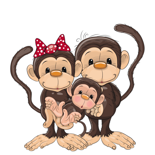 500x500 Baby Monkey Clip Art Images Monkey Clipart Whimsical Monkeys Clip