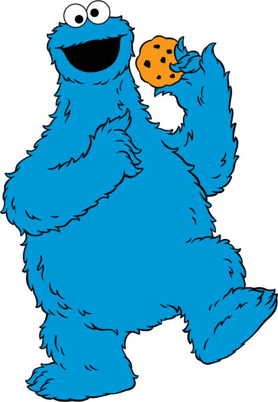 570x823 Baby Cookie Monster Clip Art