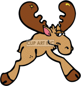 285x300 Moose Images Clipart Group