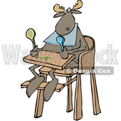 170x170 Royalty Free Vector Clip Art Illustration Of A Black And White