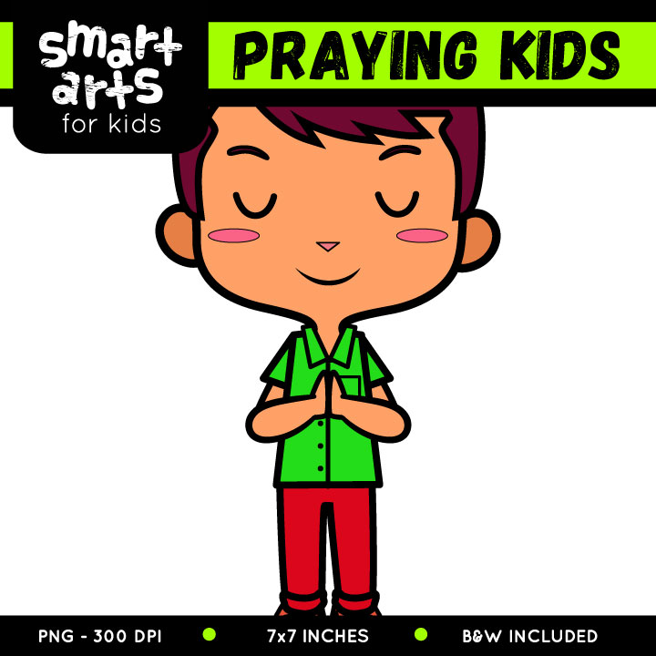 720x720 Praying Kids Clip Art Smart Arts For Kids