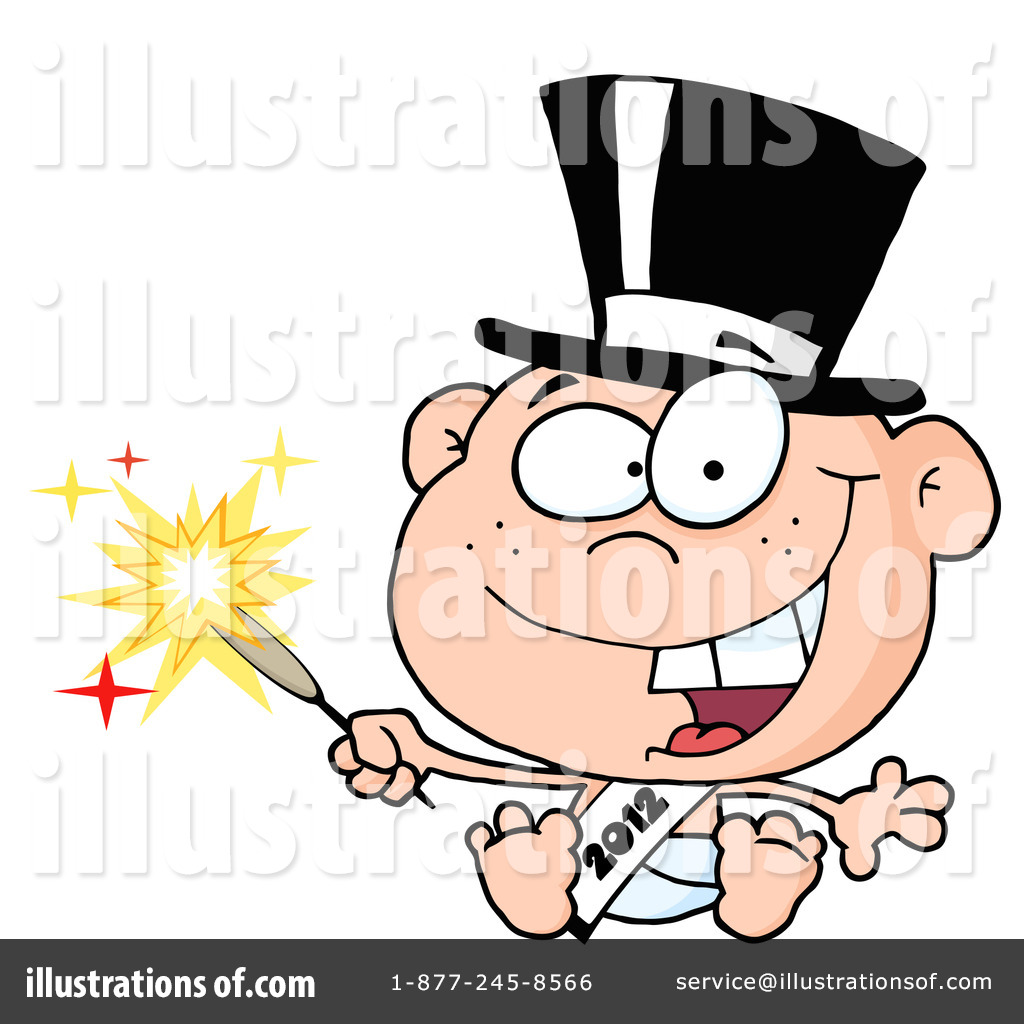 1024x1024 New Year Baby Clipart