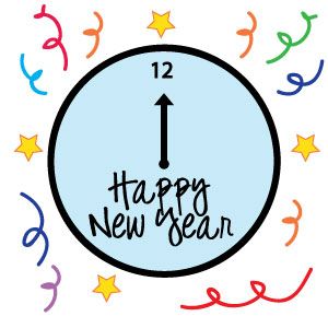 300x300 New Years Eve Clipart Group