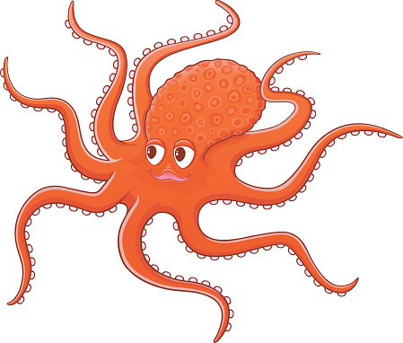 449x382 Octopus Clip Art