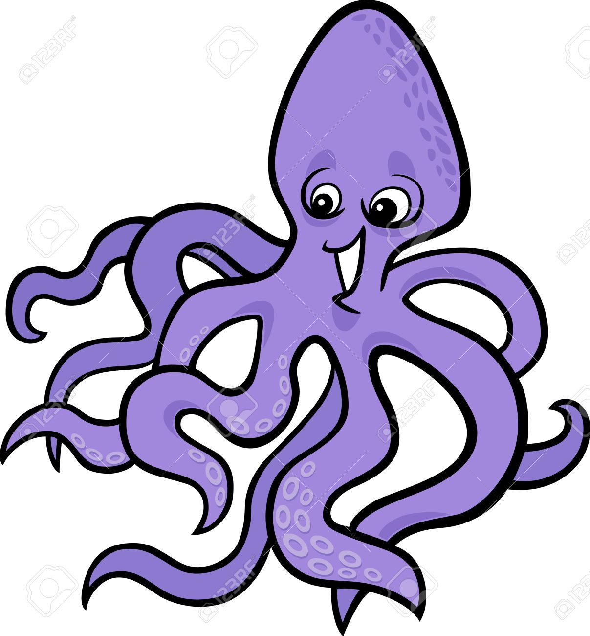 1207x1300 Violet Clipart Octopus
