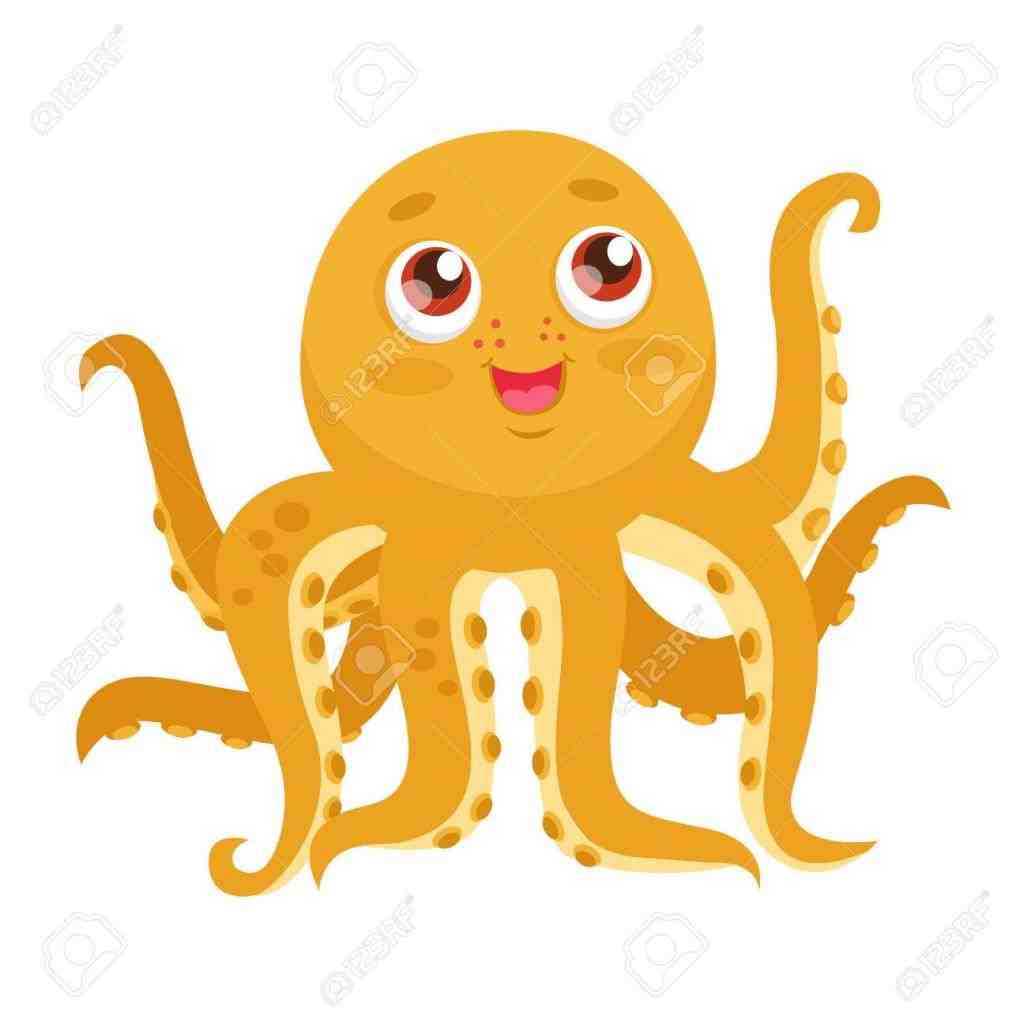 1027x1027 Yellow Octopus Clipart Octopus