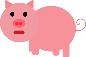 300x199 Baby Pig Clipart 6201617