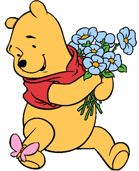 450x550 Winnie The Pooh Clipart Flower