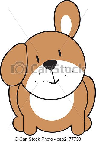 318x470 Cute Puppy Easy Clipart