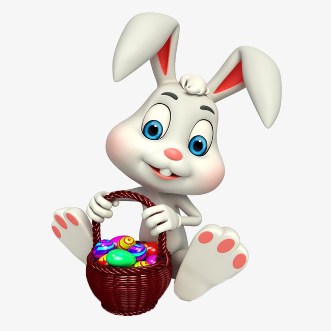 650x651 Rabbit Baby, Rabbit, Baby, Cartoon Hand Painted Png Image