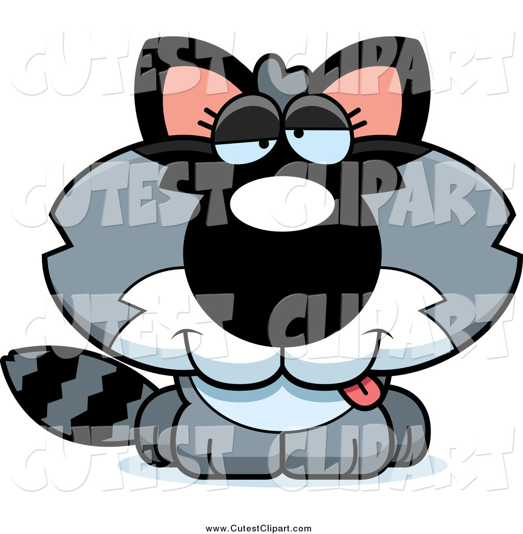1024x1044 Cartoon Vector Clip Art Of A Drunk Baby Raccoon By Cory Thoman