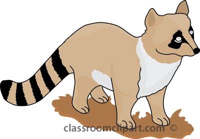 400x278 New Raccoon Clip Art Free