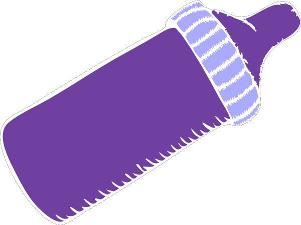 600x450 Purple Baby Rattle Clipart