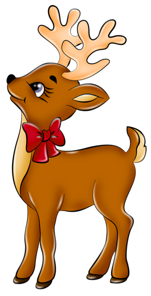 306x600 Christmas Reindeer Clip Art Clip Art