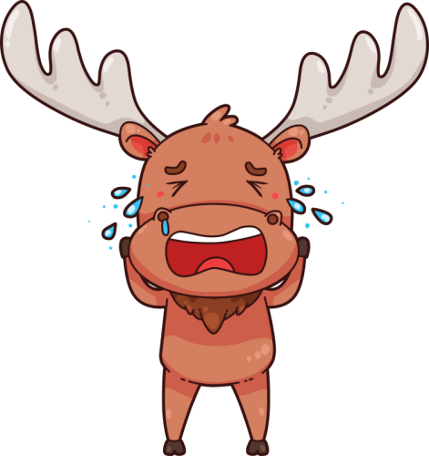 471x500 Crying Baby Moose By Baby Moose Fashion Inktale