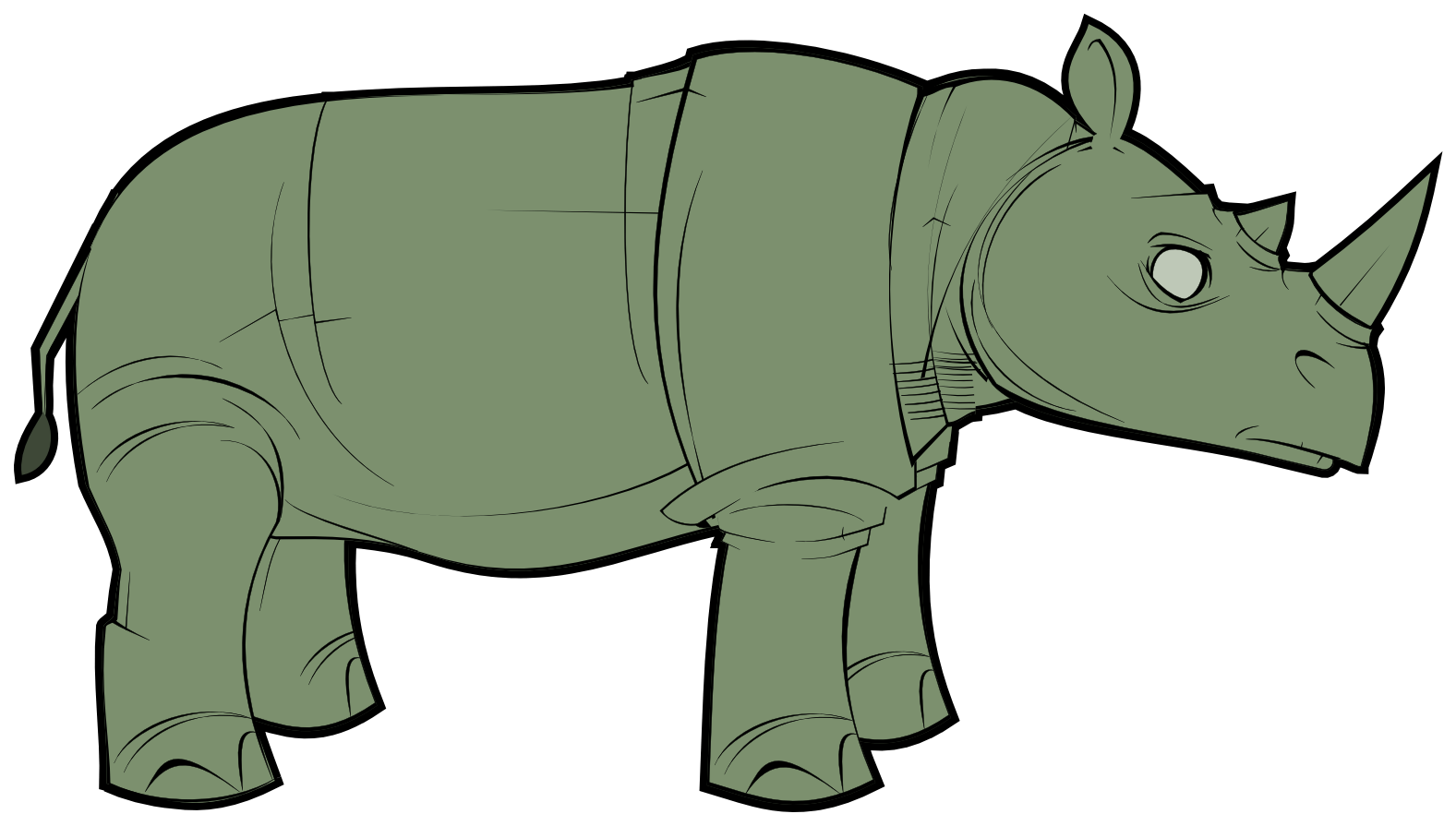 1577x895 Green Rhino Cliparts
