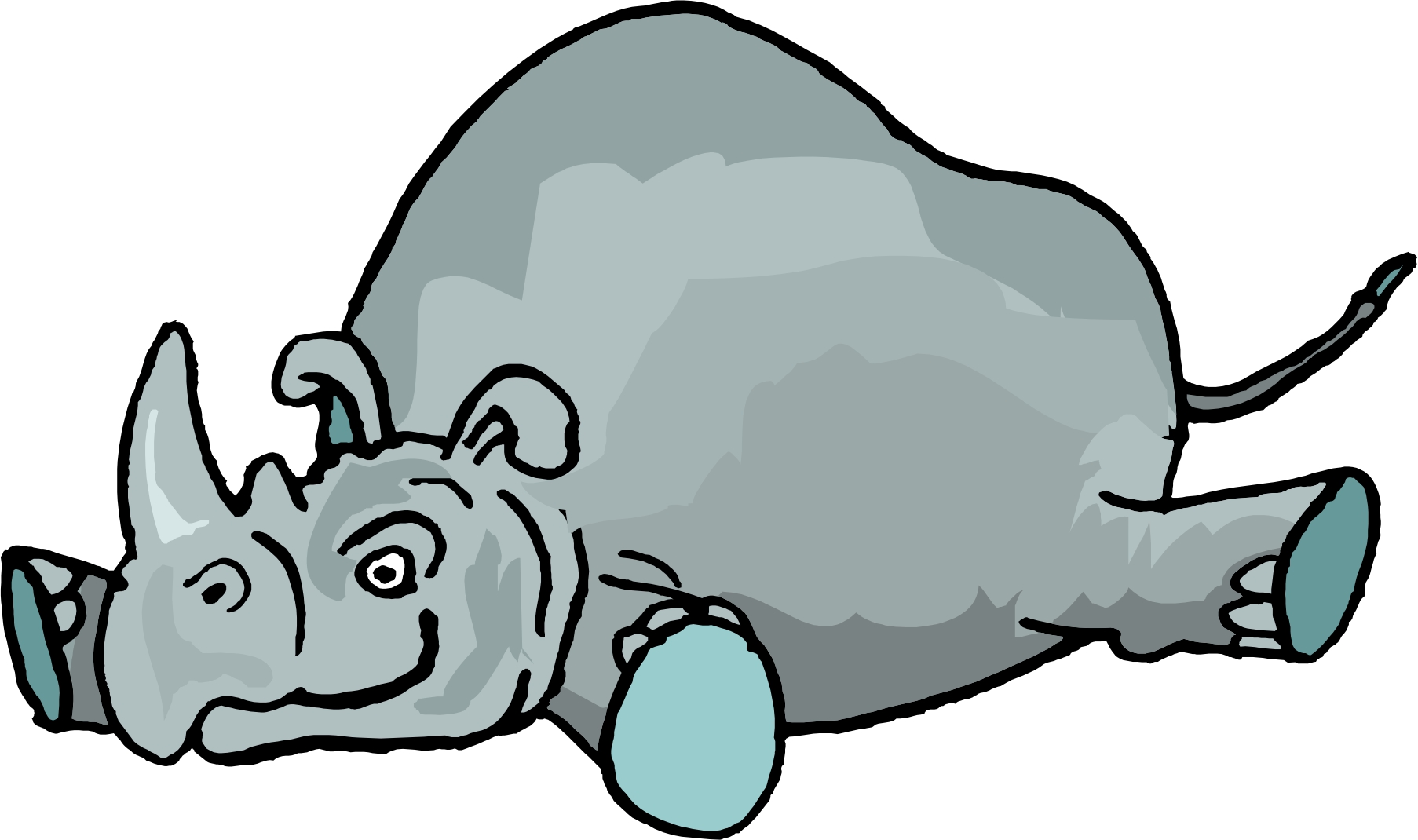 1806x1070 Cartoon Rhino Clip Art Clipart Library