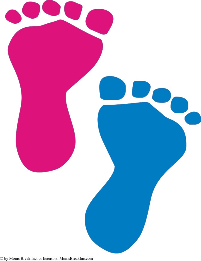 671x873 Baby Feet Clip Art
