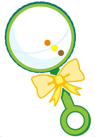 320x460 Baby Rattle Free Clipart