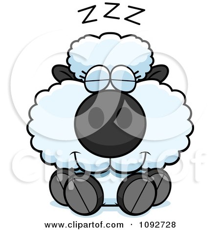450x470 Clipart Cute Baby Sheep Sleeping