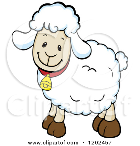 450x470 Happy Sheep Clipart. Top Clipart Of A Happy Sheep Eating A Clover