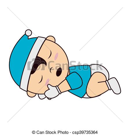 450x470 Baby Sleep Cute Small Design Vector Illustration Eps 10 Clip Art