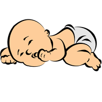 200x200 Baby Sleeping Clip Art