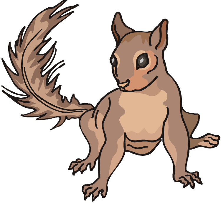 750x688 Squirrel With Nut Clipart