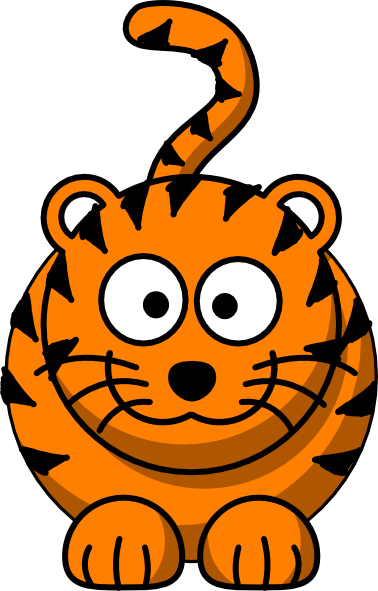 378x591 Baby Tiger Face Clip Art