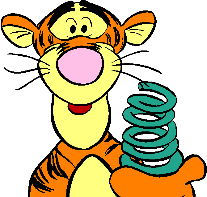 670x640 Spring Clipart Tigger