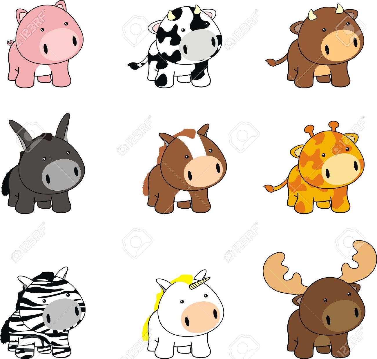 1300x1239 Baby Animal Clipart Horse