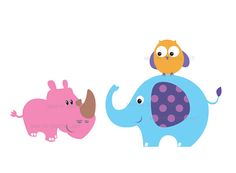 236x173 Cute Elephant Standing On A Colorful Ball Stock Vector