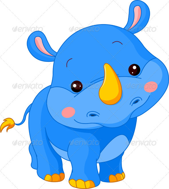 590x658 Fun Zoo Rhino By Dazdraperma Graphicriver