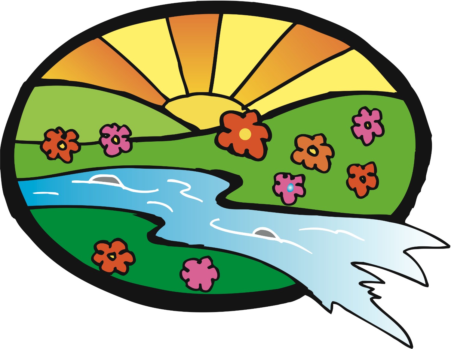 1500x1163 Bold And Modern River Clipart Illustrations Clip Art 58 150