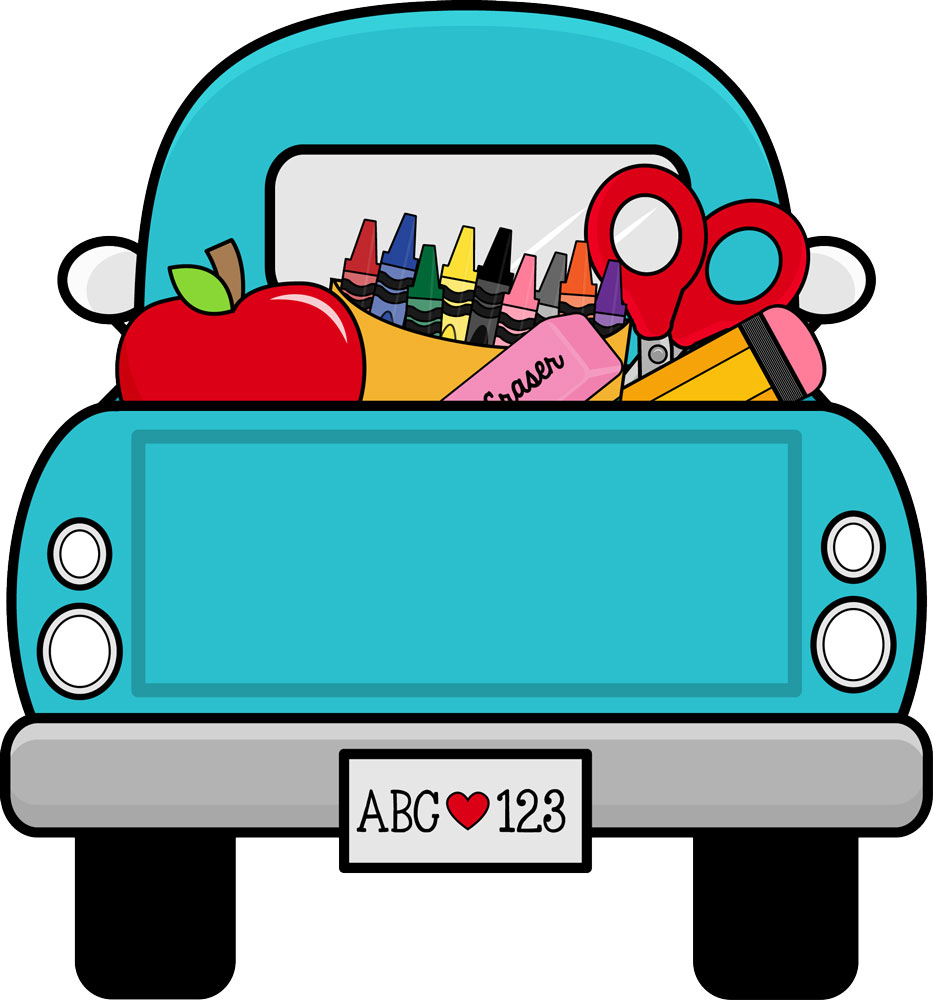 933x1000 School Supply Clipart Group
