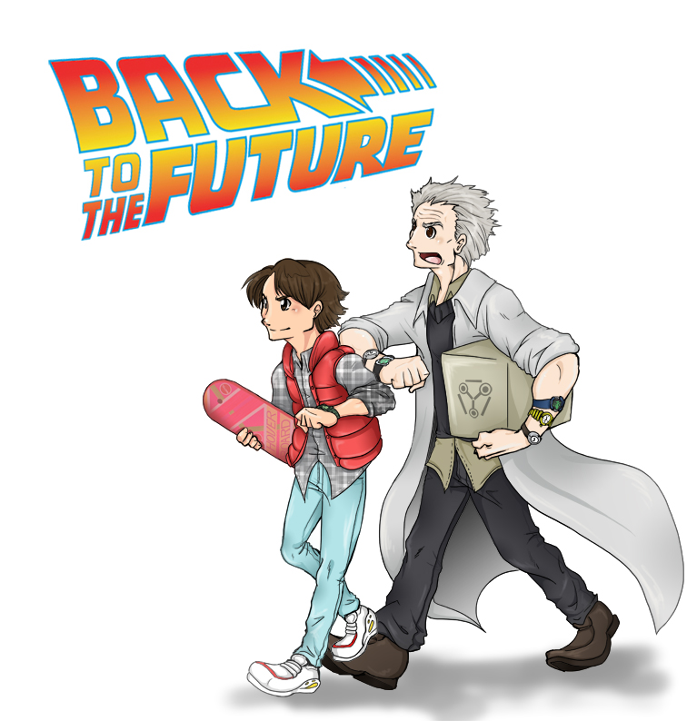 756x794 And Back To The Future By Kajimateria