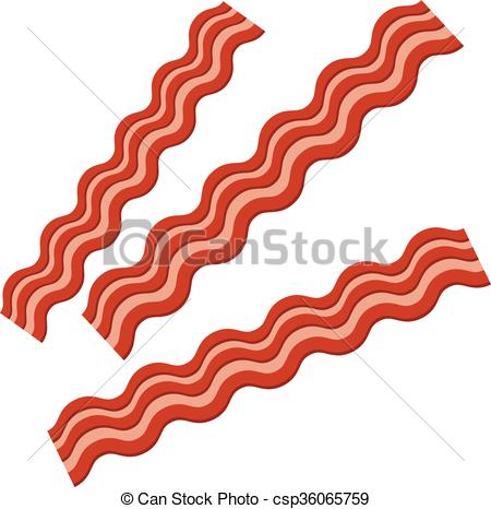450x466 Bacon Vector Clipart Vector