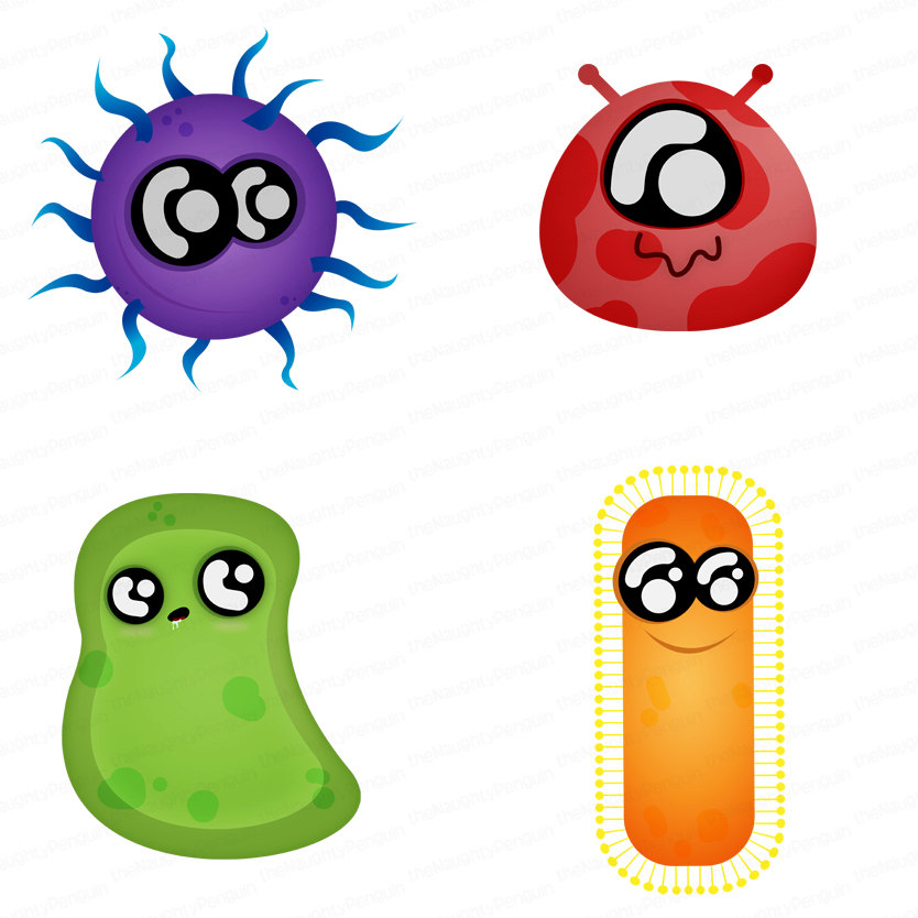 834x834 Clip Art Germs And Bacteria Clipart