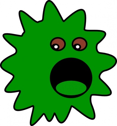 396x425 Virus Clipart Germs Viruses Bacteria Clipart