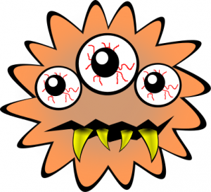 300x272 Bacteria Cartoon Bad Clip Art Download