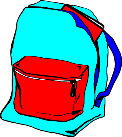 400x449 Book Bag Clipart Free Download Clip Art Free Clip Art