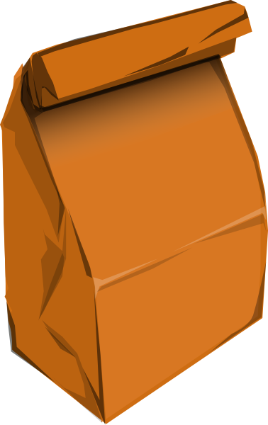 378x600 Brown Paper Bag Clip Art Clipart Panda