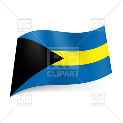 400x400 National Flag Of Bahamas Royalty Free Vector Clip Art Image