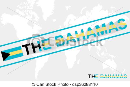 450x301 Bahamas, Carte, Drapeau, Illustration, Texte. Carte, Clipart