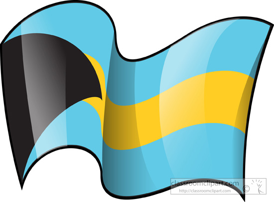 550x405 Bahamas Flag Clipart