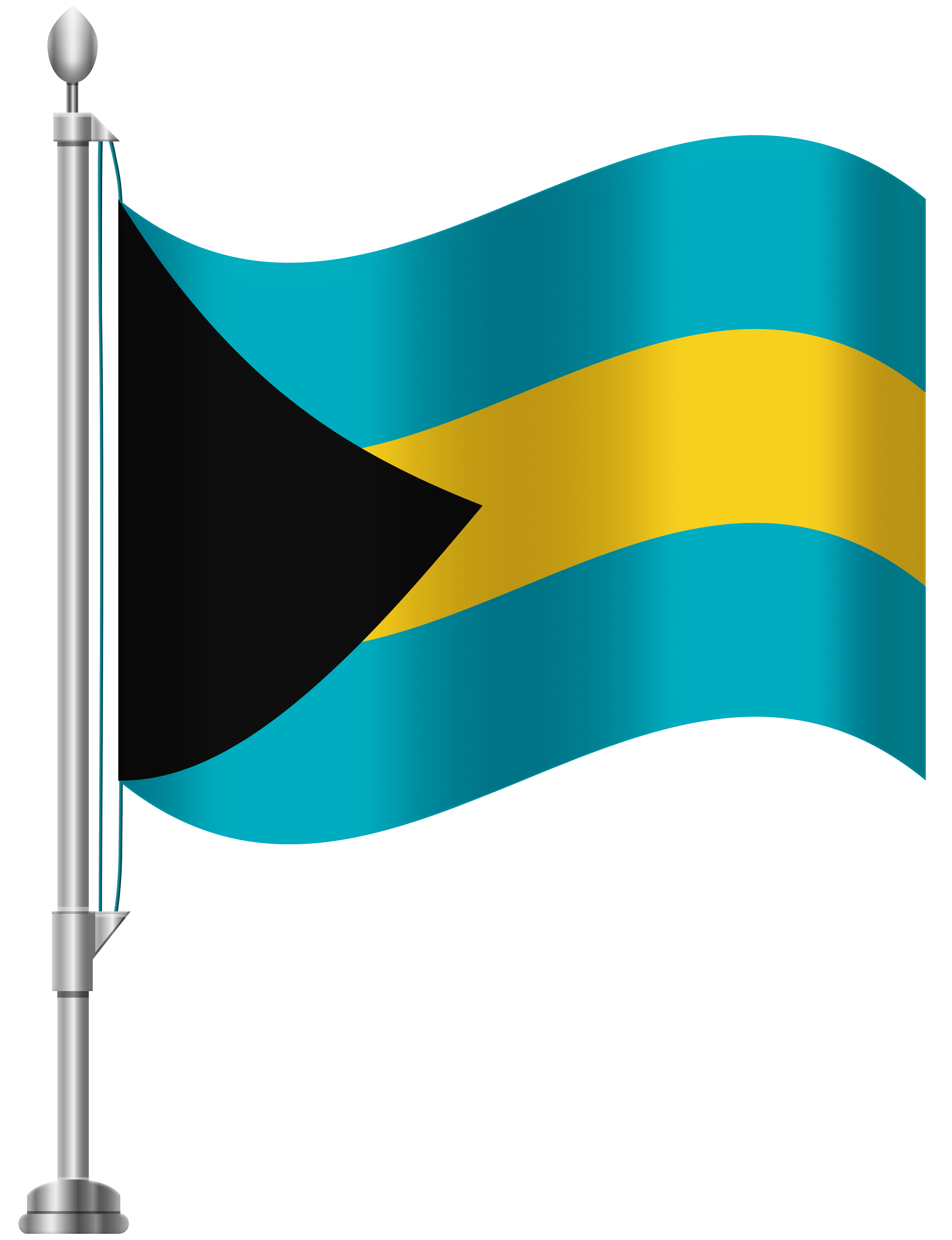 6141x8000 Bahamas Flag Png Clip Art