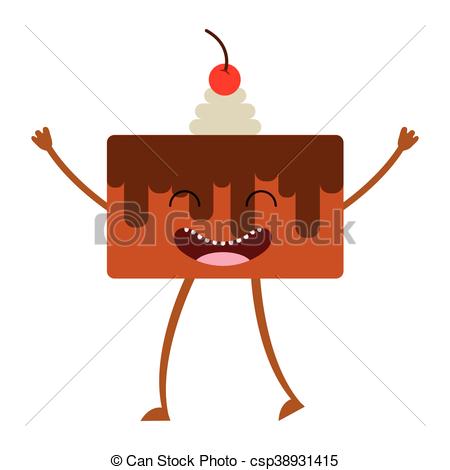 450x470 Sweet Bakery Character Cute Icon Vector Isolated Graphic Vector