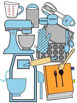 263x350 Baking Clip Art Baby Blue And Black And White Clip Art And School