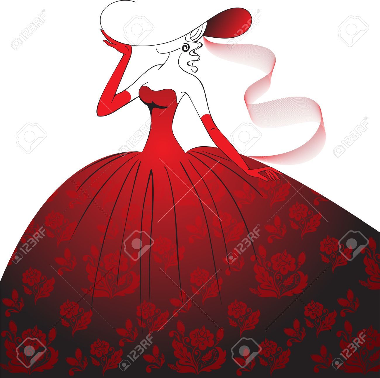 1300x1295 Glamorous Stock Vector Illustration And Royalty Free Glamorous